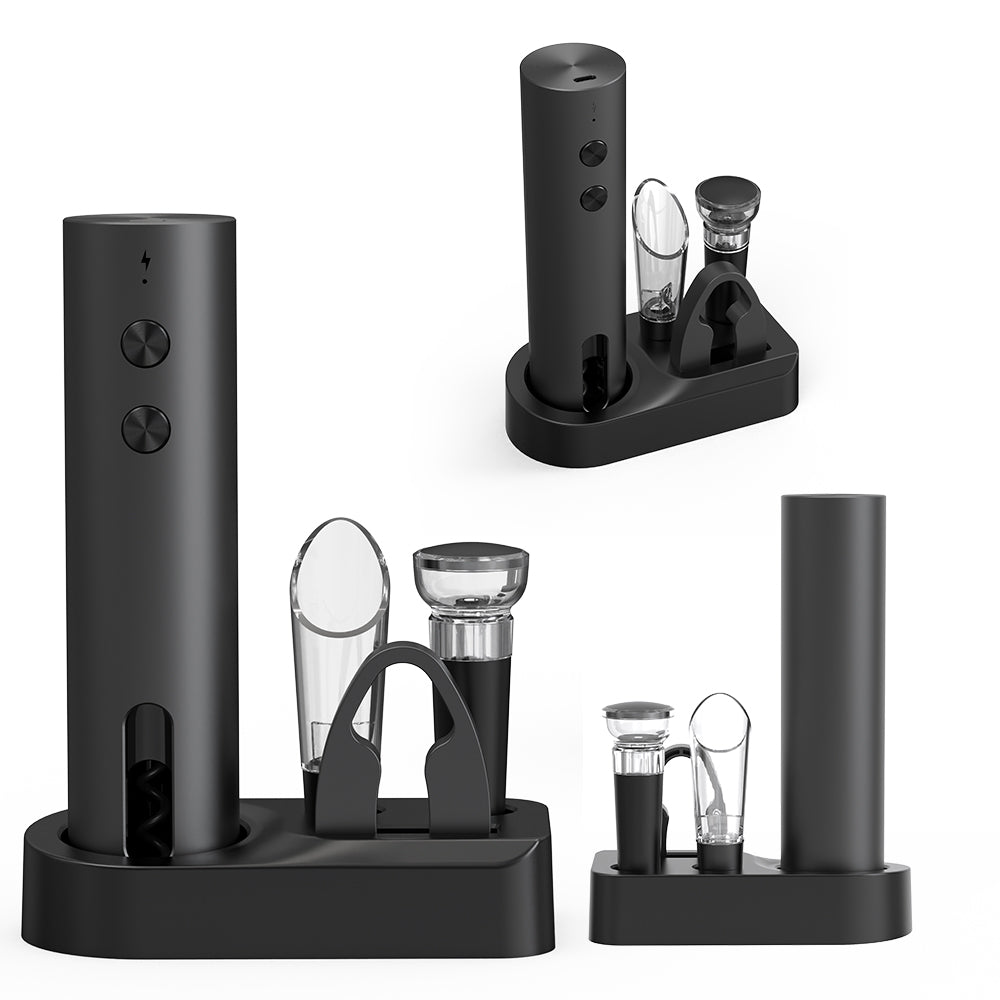 Rechargeable Electric Wine Opener – One-Touch Automatic Corkscrew
