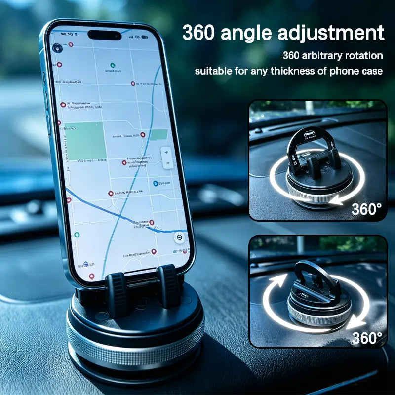Car Phone Holder 360 Degree Rotation, Suitable for Car Navigation In-Car Dashboard 📱