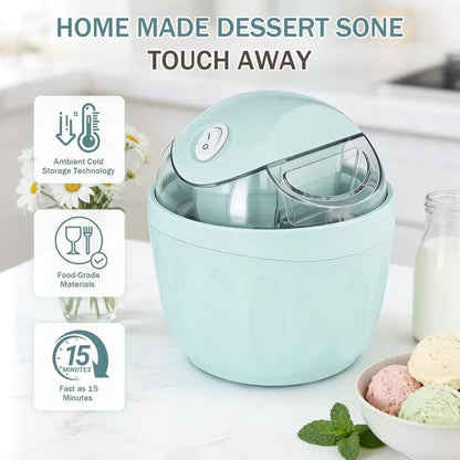 🎁Mini Homemade Ice Cream Maker 🍦 Personal Frozen Dessert Machine