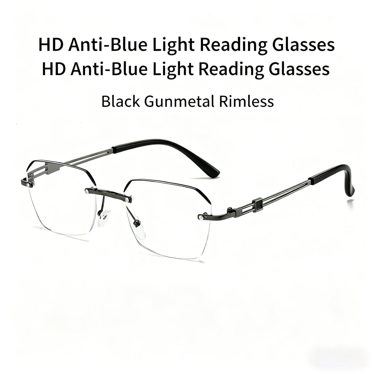 Ultra Light Metal Blue Light Blocking Reading Glasses👓