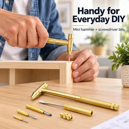 6 in 1 Mini Multifunction Hammer & Screwdriver Hand Tools Ideal ⚒️