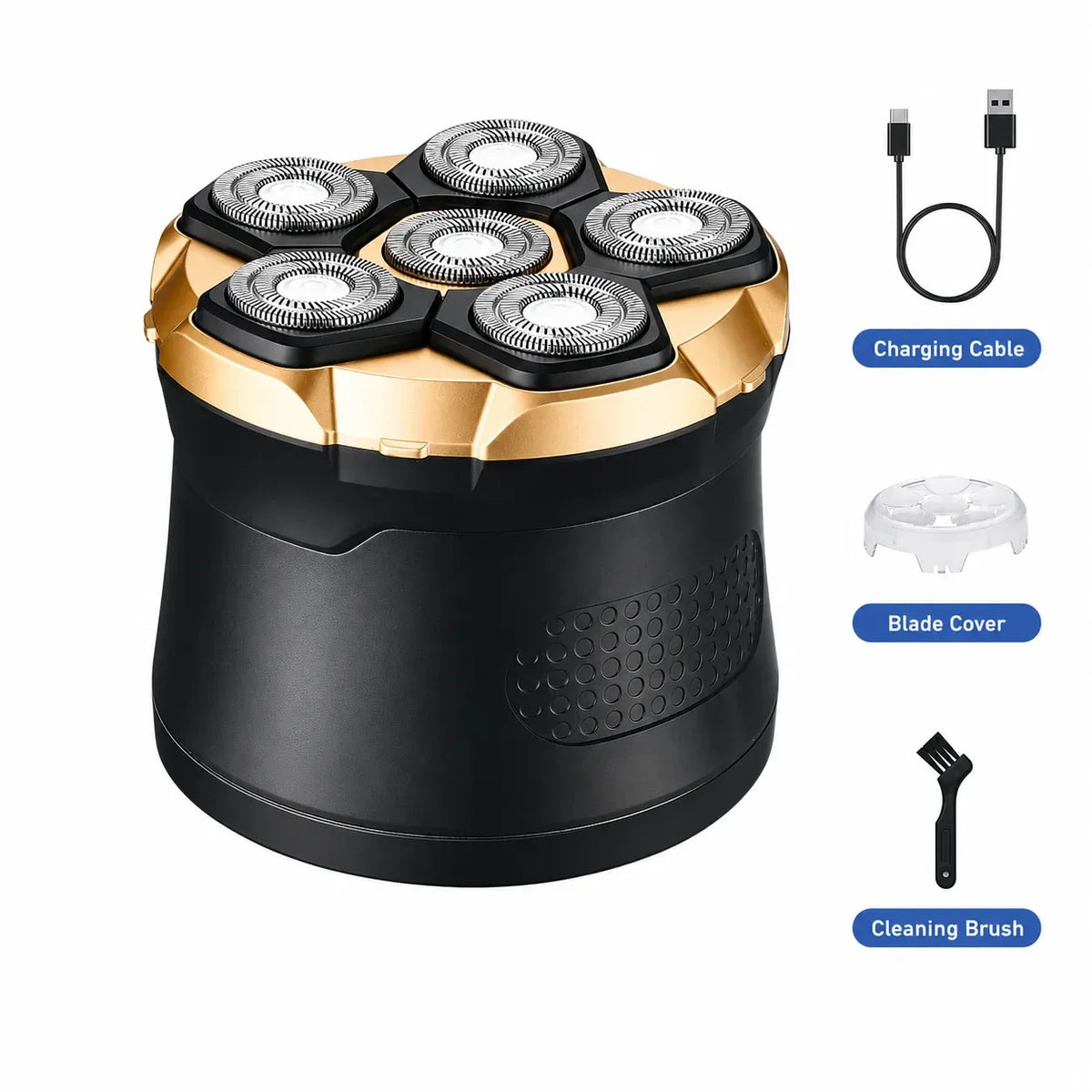 Free Shipping🔥 7D Electric Head Shaver for Men | Wet & Dry Rotary Razor
