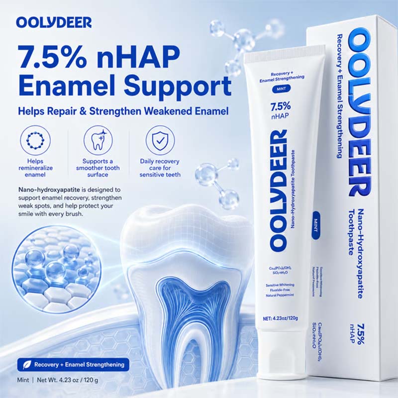 Nano Hydroxyapatite Toothpas-Whiten & Soothe Sensitive Teeth🪥