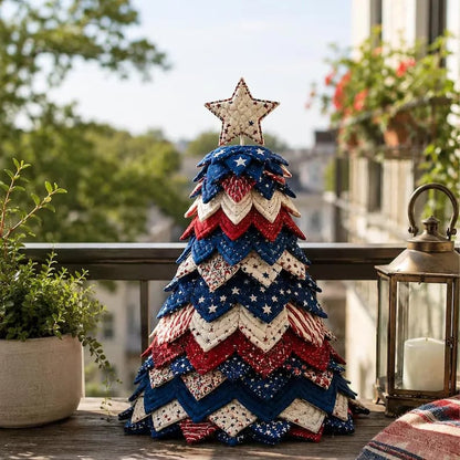⚡️HOT SALES 49% OFF —Americana Christmas Tree Quilt Kit