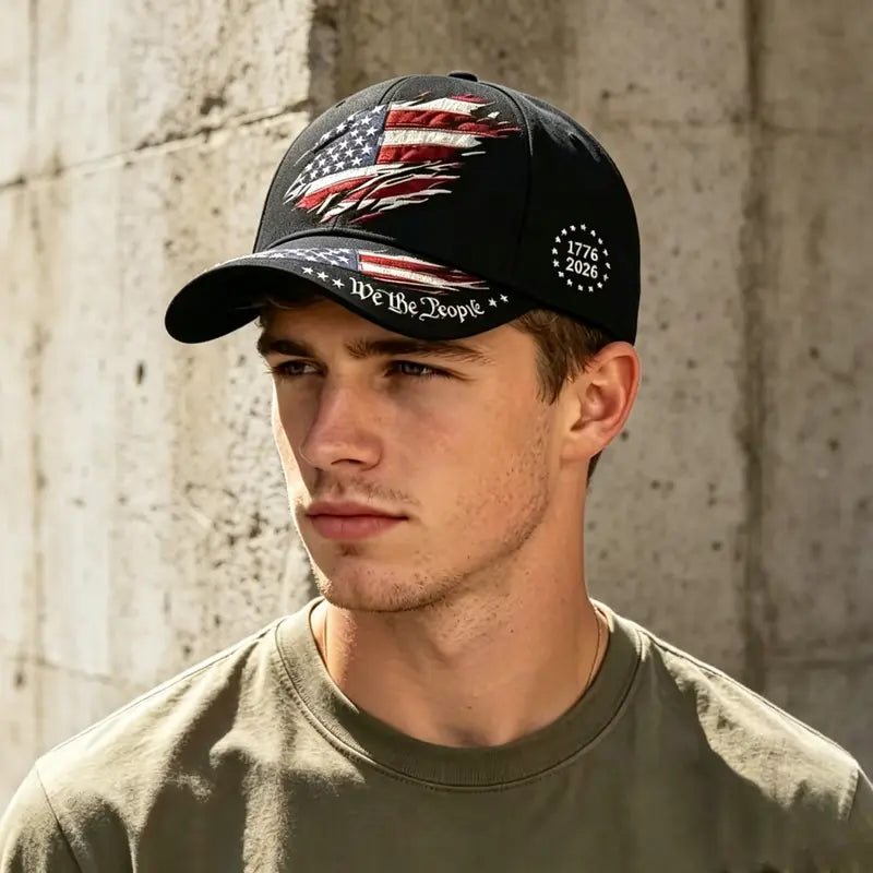 250th Anniversary Printed Baseball Cap, Adjustable Unisex Outdoor Sun Hat🧢