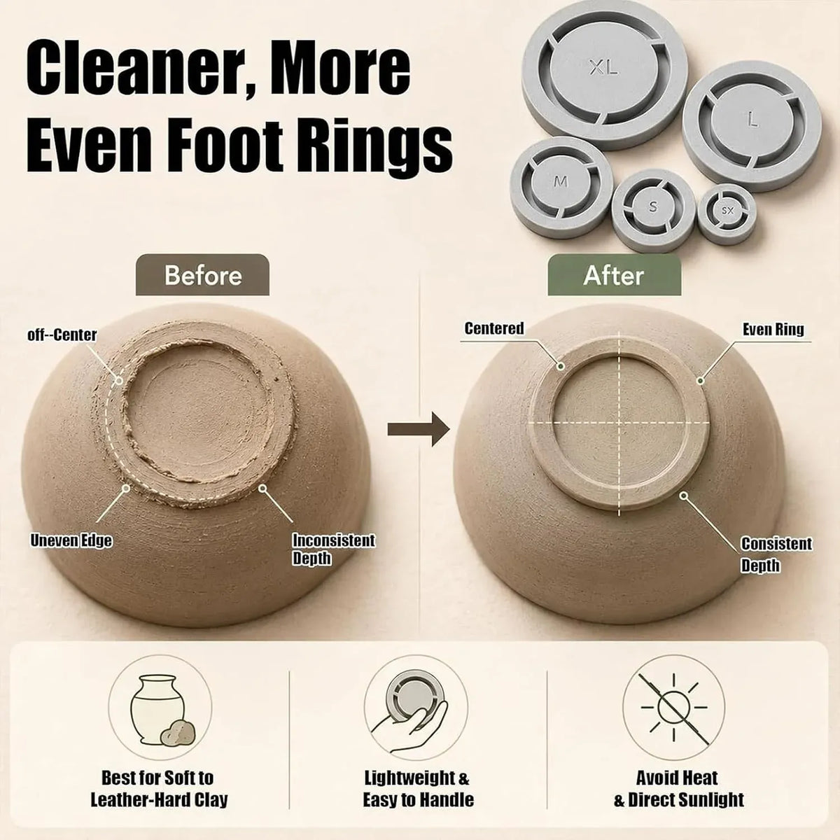 🔥Pottery Foot Ring Tool