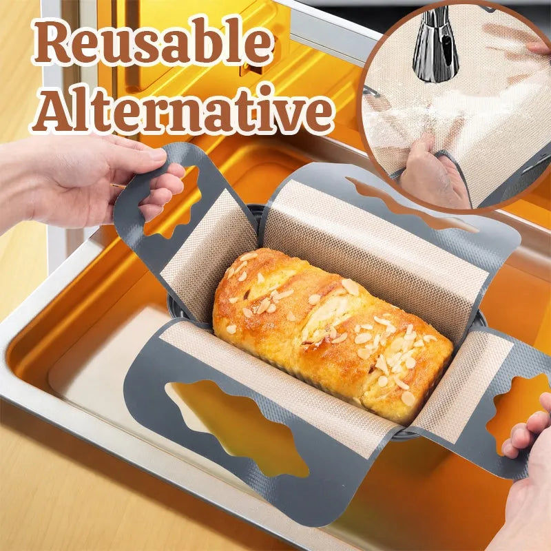 🥐Cross‑Shape Food‑Safe Baking Liner, Simple Clean‑Up Alternative To Disposable Parchment Paper