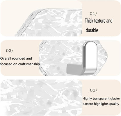 Hexagonal Ripple Self-Adhesive Hooks 10 Pack, Heavy Duty Waterproof Sticky Hooks🪝