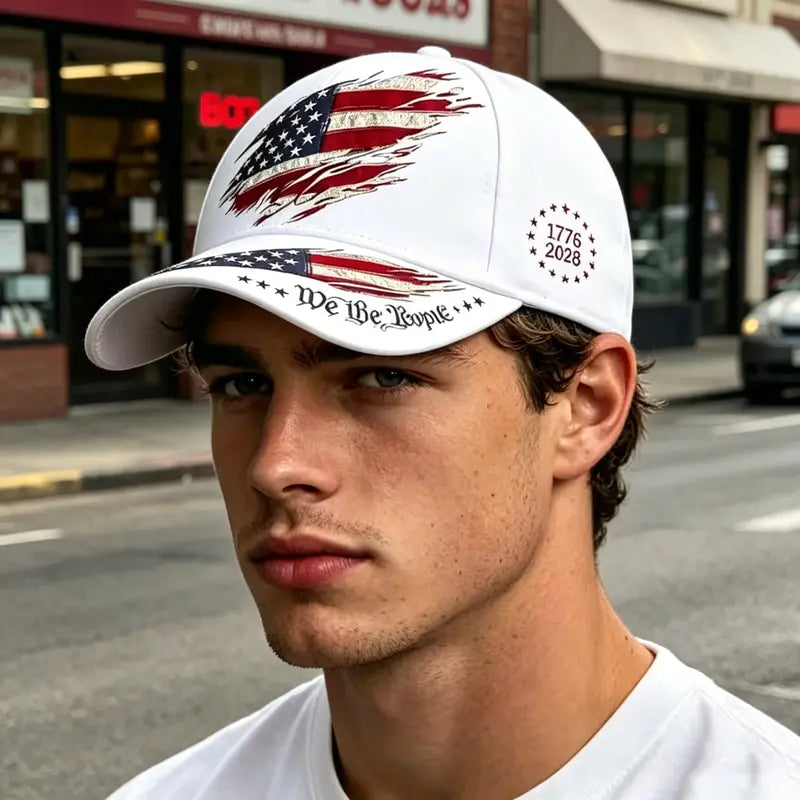 250th Anniversary Printed Baseball Cap, Adjustable Unisex Outdoor Sun Hat🧢