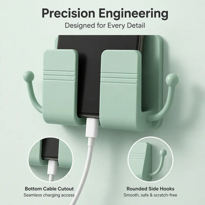 Mobile phone holder mounted on self-adhesive wall, wall-mounted mobile phone holder📱