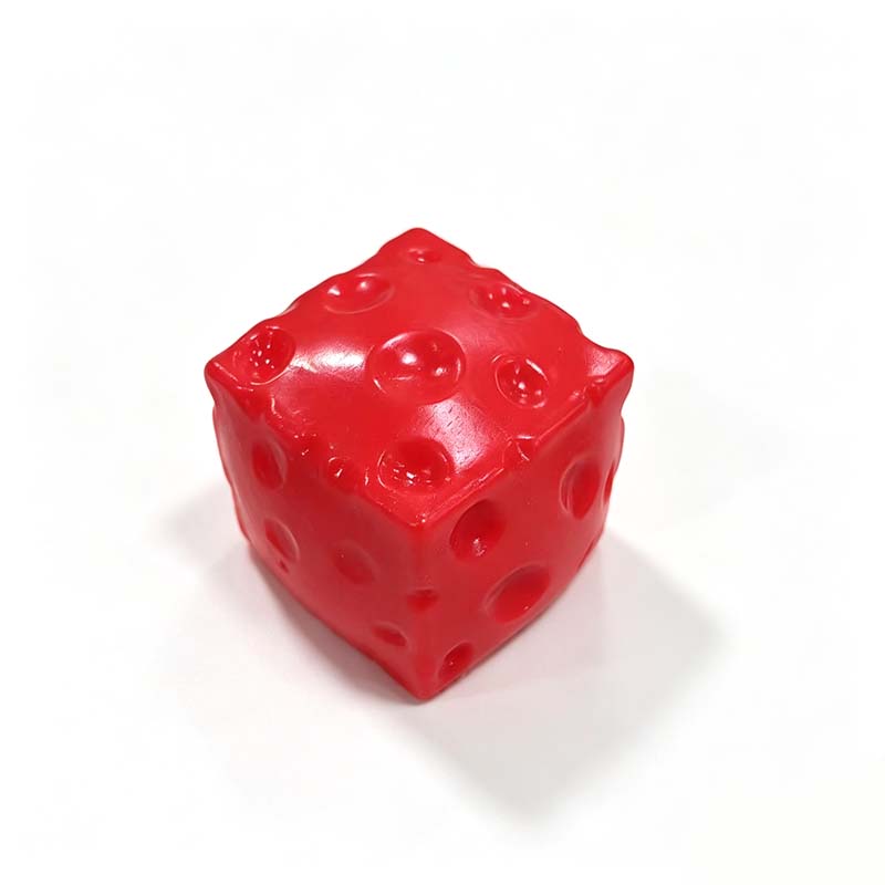 Cheese Cube Squishy Toy, Soft Moldable Petroleum Jelly-Filled Squeeze Ball 🧀
