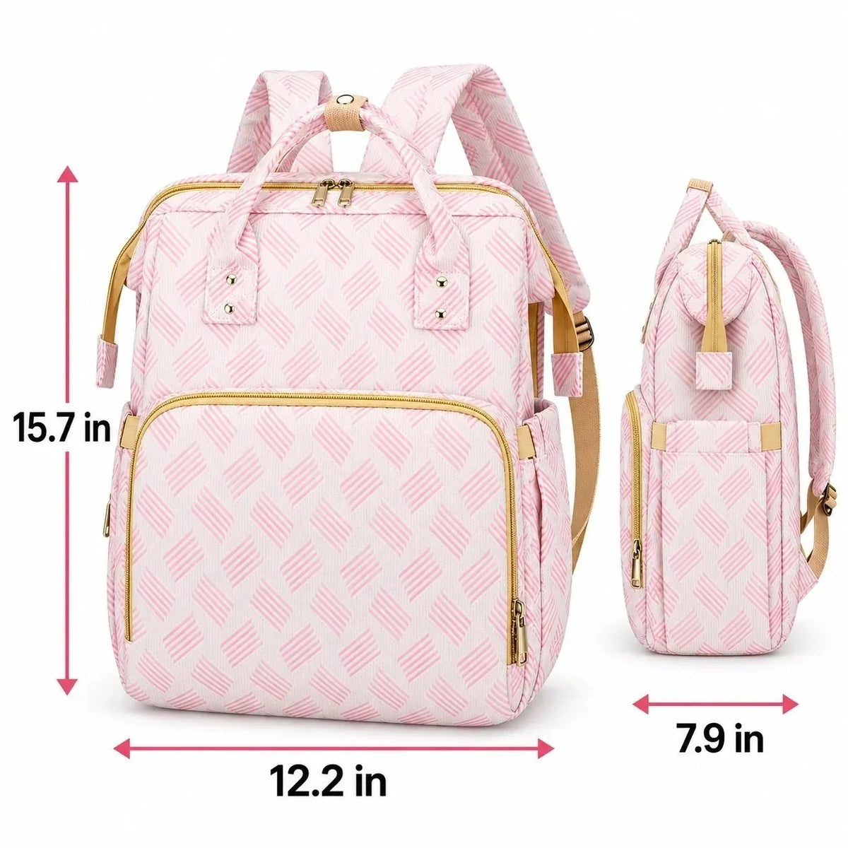 🍼3-in-1 Diaper Bag Backpack with Fold-Out Changing Station🍼