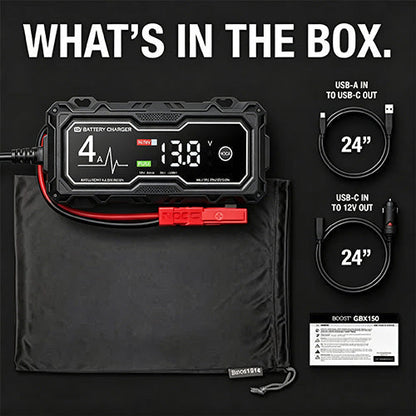 🔥Limited time 55% OFF: Save 49% + Free Shipping! Boost X GBX155 4250A Car Jump Starter—your reliable partner when it counts, suitable for 10.0L gasoline and 8.0L diesel engines.