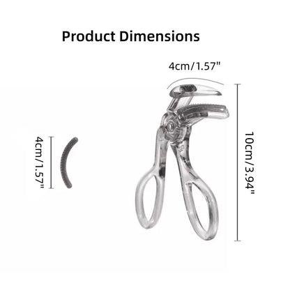 Lash Genius Wide-Angle Curler with Comb, Replaceable Silicone Pad✨