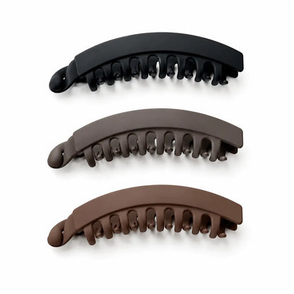 3 PCS Banana Hair Clips for Women, Cute and Stylish French Hair Claw Clips✨