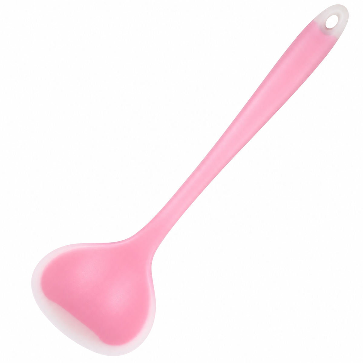🥄 2-in-1 Silicone Scraper Ladle – Flexible Cooking Spoon for Scooping, Stirring & Scraping Every Last Drop