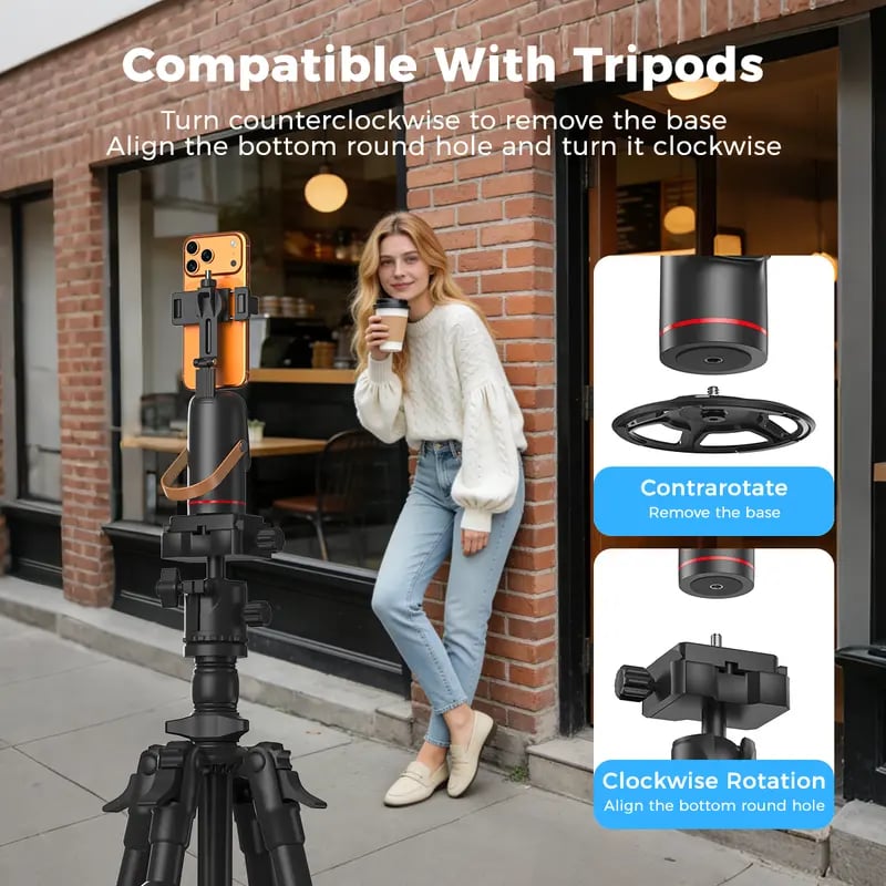 Auto Face Tracking Tripod for Smartphones & Cellphones
