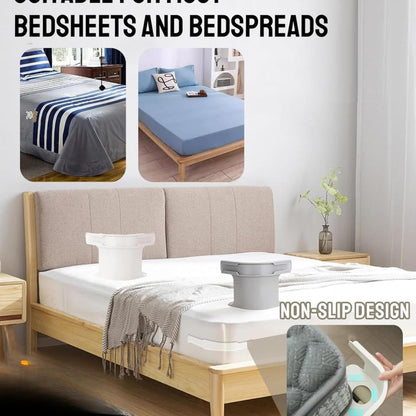 4-Pack Heavy Duty Bed Sheet Clips, Locking Mattress Corner Holders🛏️