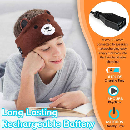 Kids Wireless Headphones, Over Ear Headphones for Children & Toddlers, with Thin Speakers & Super Soft Fleece Headband👶