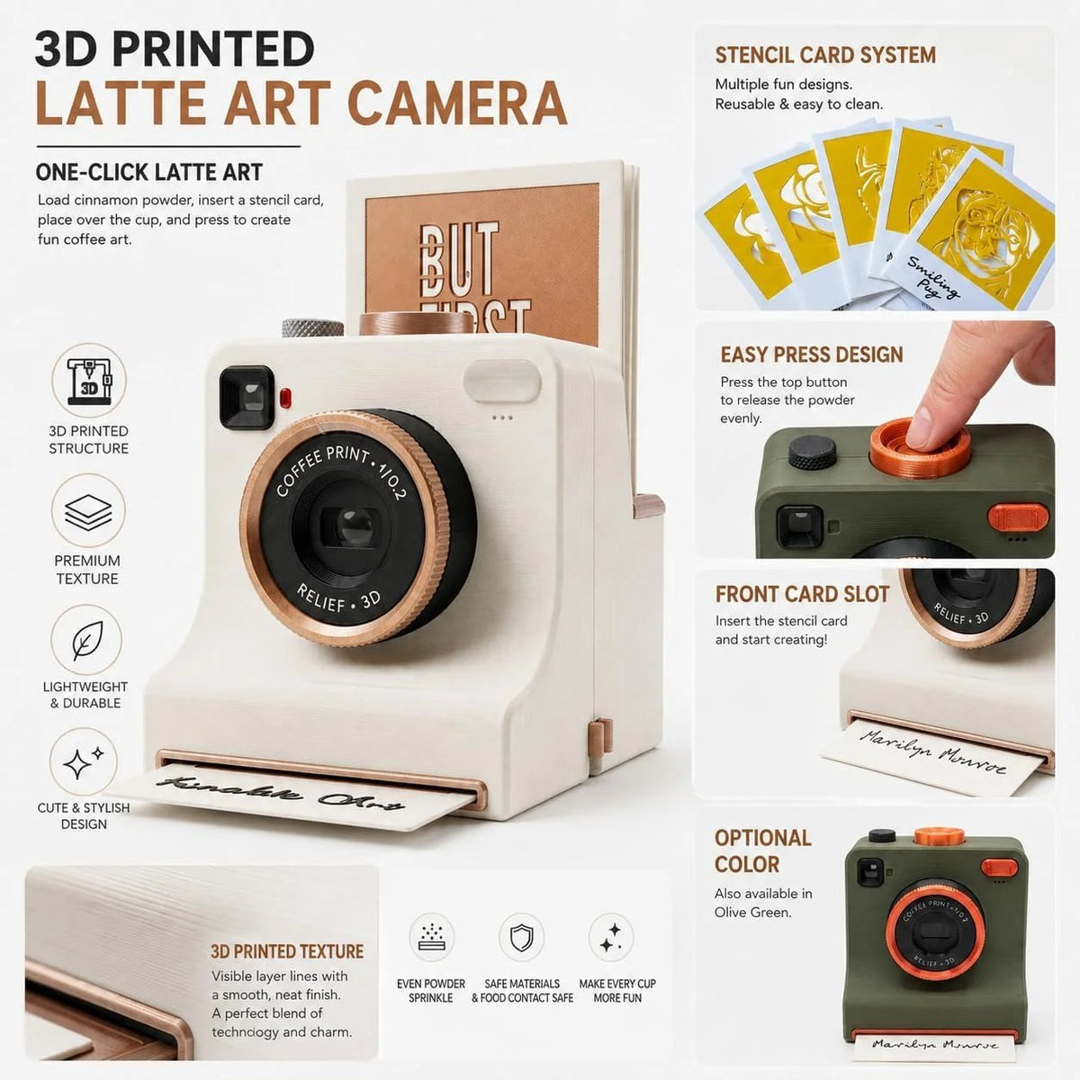 ☕✨ 50% OFF Smart Latte Art Maker Camera Tool 🎨 Create Beautiful Coffee Designs At Home(✨Buy 2 Free Shipping)