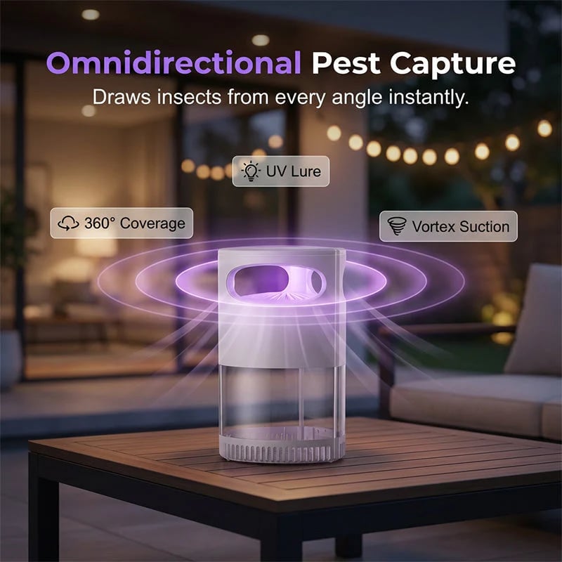 LAST DAY SALE 49% OFF-UV Mosquito Killer Lamp – quiet, USB, chemical-free. 50K+ sold!