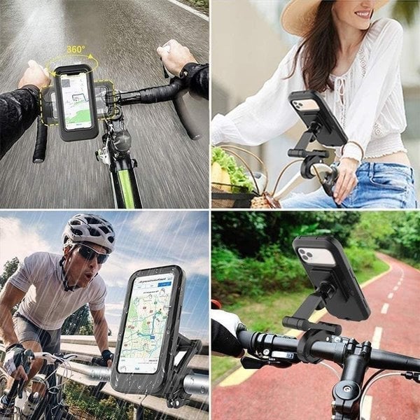 🔥HOT SALE🔥💯🔥Waterproof Bicycle & Motorcycle Phone Holder
