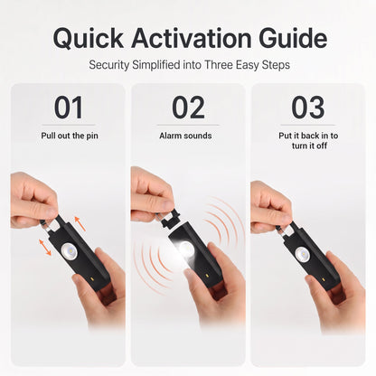 🚨 Rechargeable Personal Safety Alarm