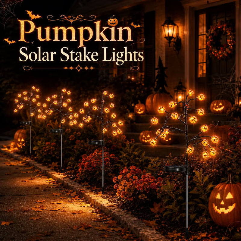 👻Early Halloween Sale 🎃 Solar Pumpkin Stake Lights