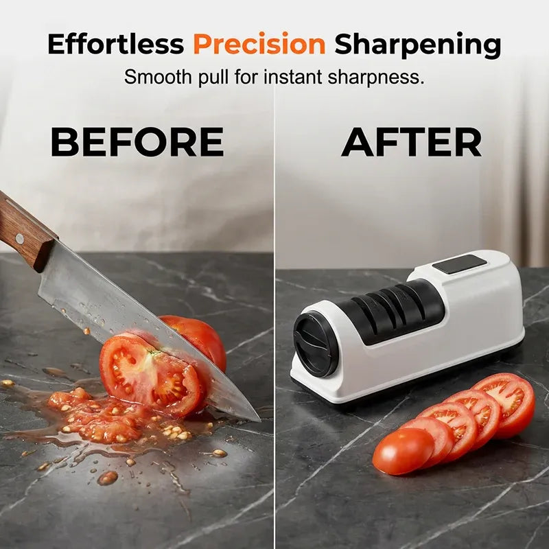 🔥Black Friday Deal|3-Stage Electric & Manual Knife Sharpener