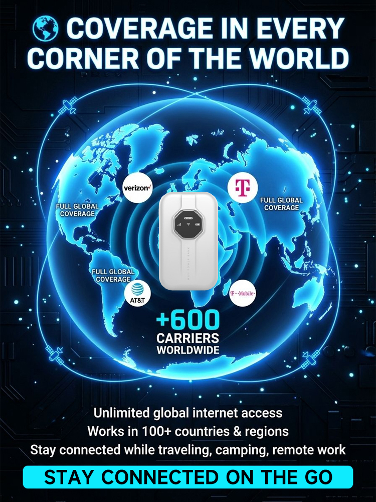🔥Portable WiFi Hotspot – Stay Connected on the Go