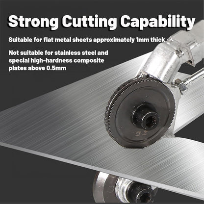 Electric Drill Metal Cutter Attachment, Portable Sheet Nibbler for Iron, Steel & Aluminum⚙️