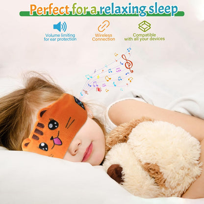 Kids Wireless Headphones, Over Ear Headphones for Children & Toddlers, with Thin Speakers & Super Soft Fleece Headband👶