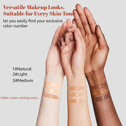 Dual-Ended Color Matching Foundation Stick with Built-In Blending Brush🤍