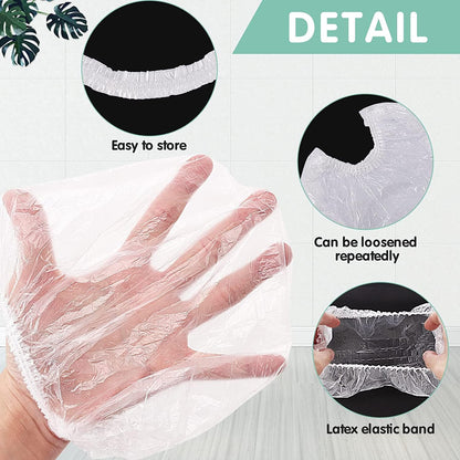 100PCS Disposable Stretch Food Covers for Bowls & Plates, Elastic Bowl Covers🥗
