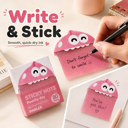 🔥HOT SALES 50% OFF - 👾Cute Monster Memo Notes | Pull-Out Sticky Note Pad with 80 Easy-Peel Sheets