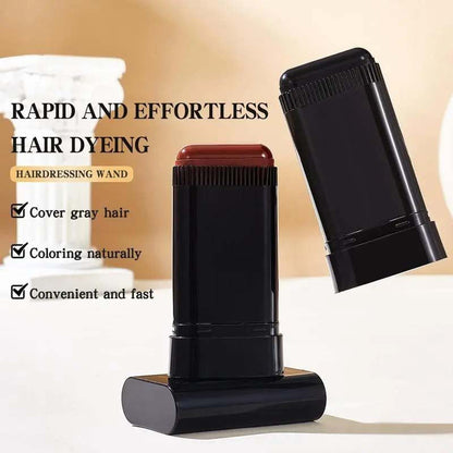 2-in-1 Temporary Gray Hair Touch-Up Comb Stick, Instant Root Concealer for Covering Gray Regrowth🪮