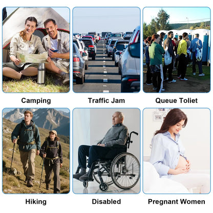 750ML Portable Urinal Bottle – Foldable Emergency Toilet for Travel & Camping