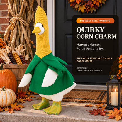🪿🎃 44% OFF – Halloween Porch Goose Outfit Collection | Give Your Goose a Spooky New Look