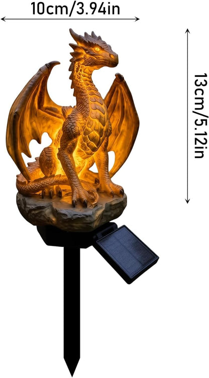 Solar Dragon Garden Statue Light 🐉