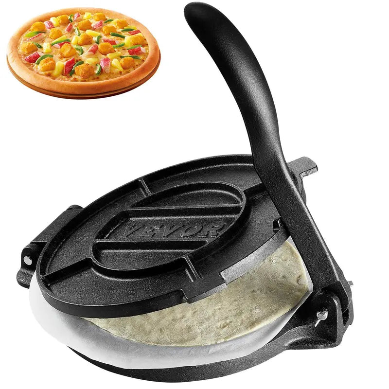 8-Inch Heavy-Duty Tortilla Press Utensil