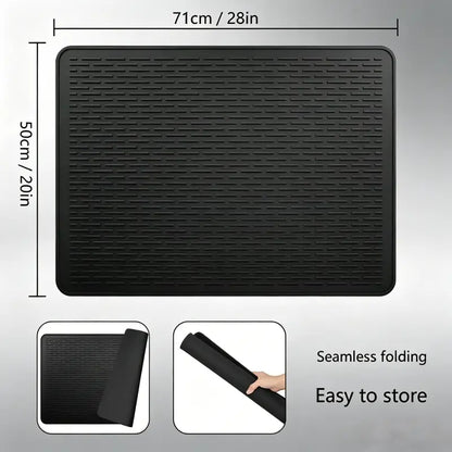 Multi-purpose silicone mat for electric hobs