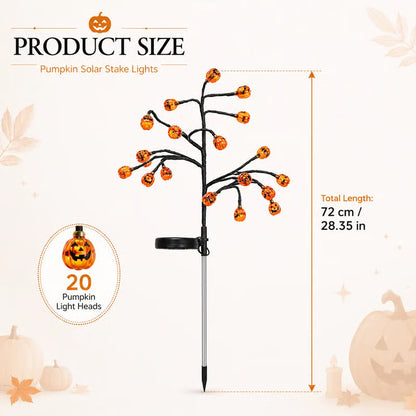 👻Early Halloween Sale 🎃 Solar Pumpkin Stake Lights