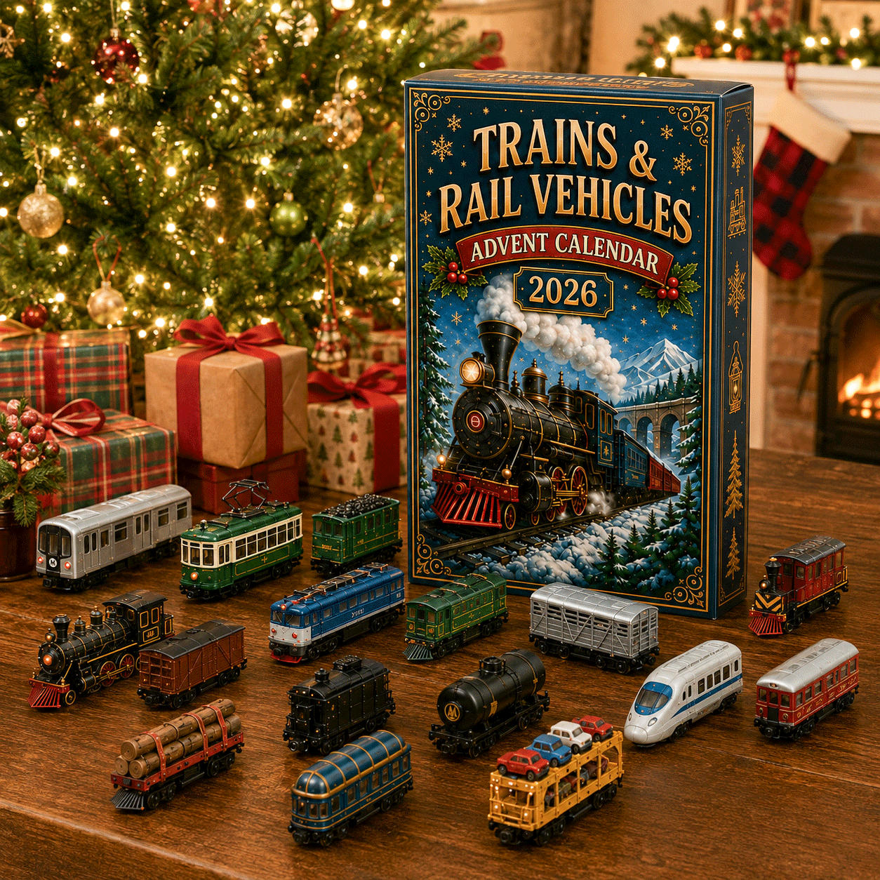 🚂🎄 2026 Railway Advent Calendar – 24 Days of Trains, Trams & Rail Surprises