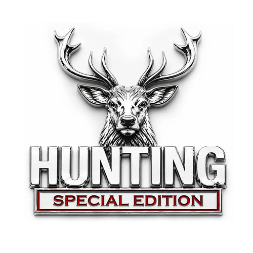 🦌 HUNTING Special Edition 3D Chrome Metal Car Emblem