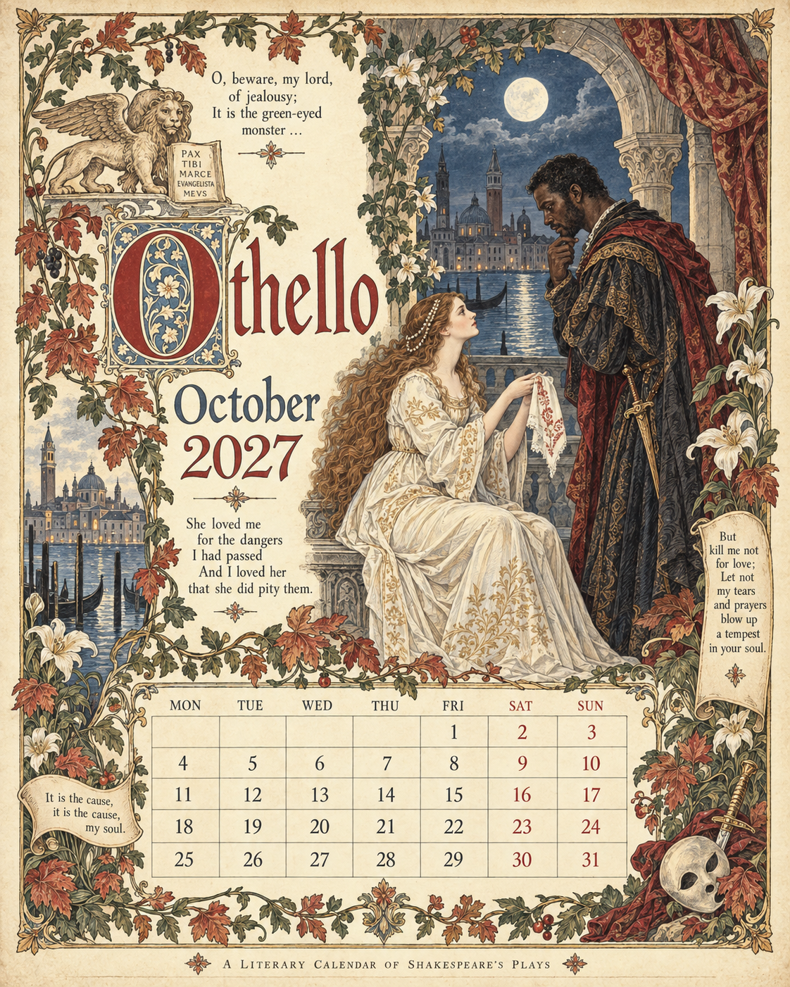 Legends Of Britain 2027 Wall Calendar – Folk Tales, Monsters & Old Stories