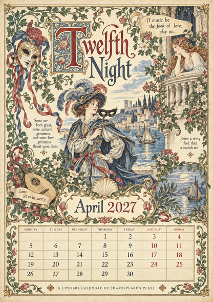 Legends Of Britain 2027 Wall Calendar – Folk Tales, Monsters & Old Stories