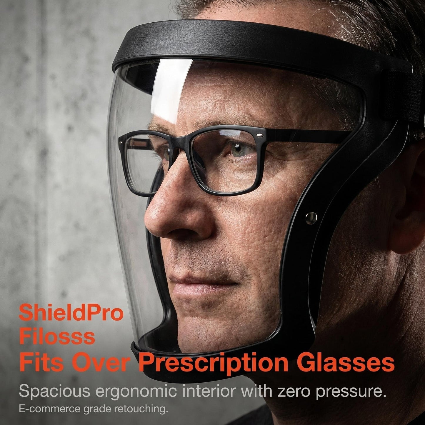 ShieldProTM Anti-Fog Full Face Shield