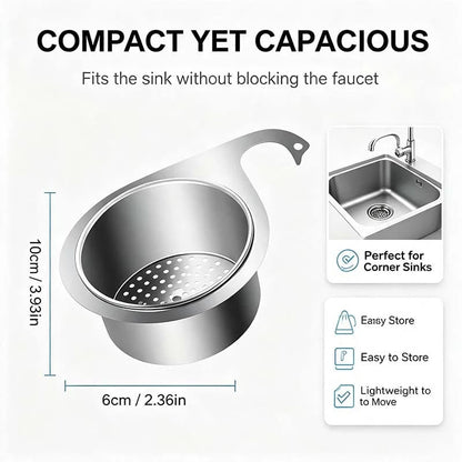 💧Stainless Steel Swan Sink Strainer Basket🦢💧