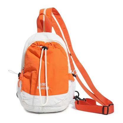 🎒Unisex Lightweight Color Block Nylon Mini Backpack – Compact & Water-Resistant Daypack for Every Adventure! 🌈🚶‍♂️