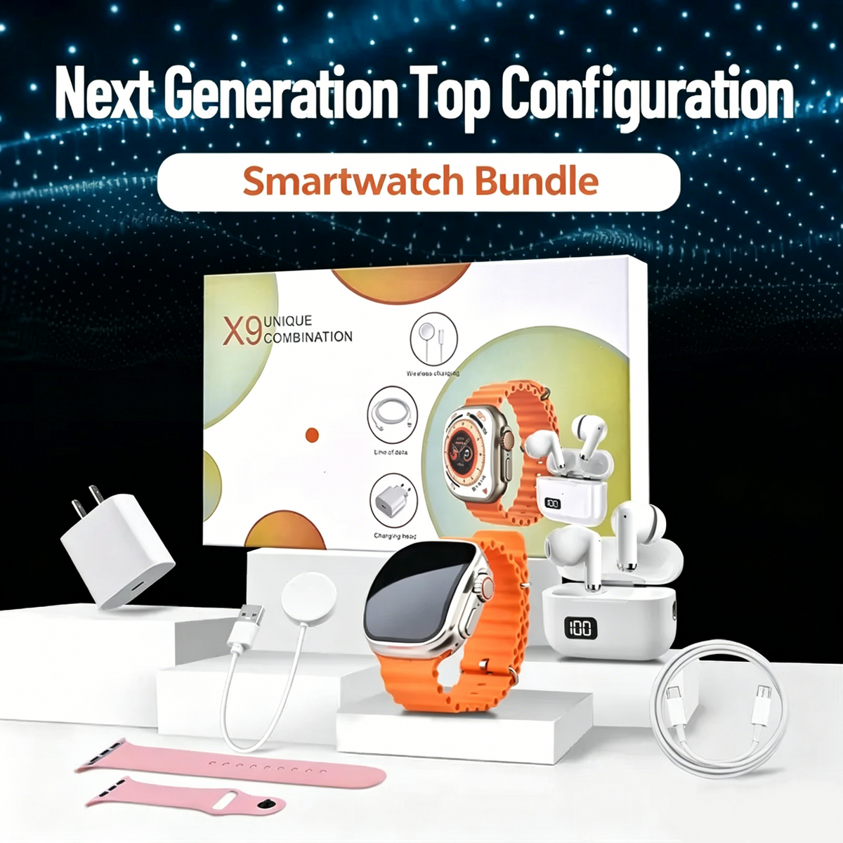 6-in-1 Smartwatch Set